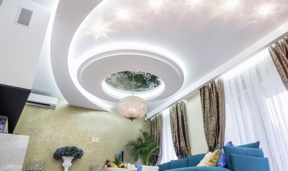 Заказать дизайнерский потолок в г. Новосибирск